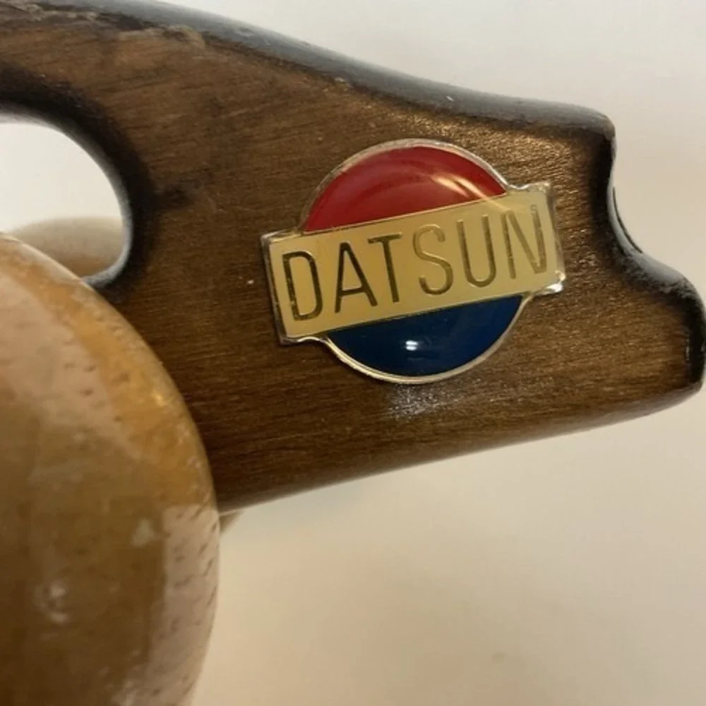 VTG Datsun 300ZX Handmade Solid Wood Back Massager/Kids Rolling Toy L10